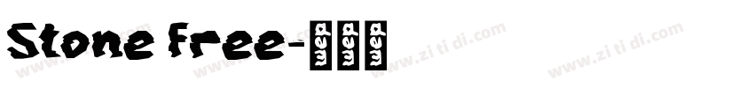 Stone Free字体转换